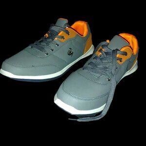 Size 12 USA men's seal emblem Comfort gray orange without tags or box NWOT/Box